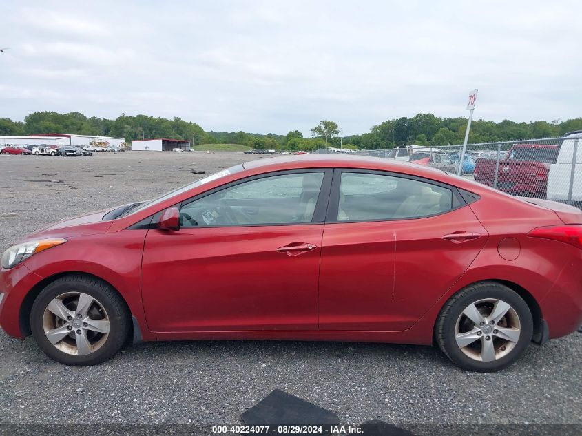 2013 Hyundai Elantra Gls VIN: 5NPDH4AE9DH368889 Lot: 40224077