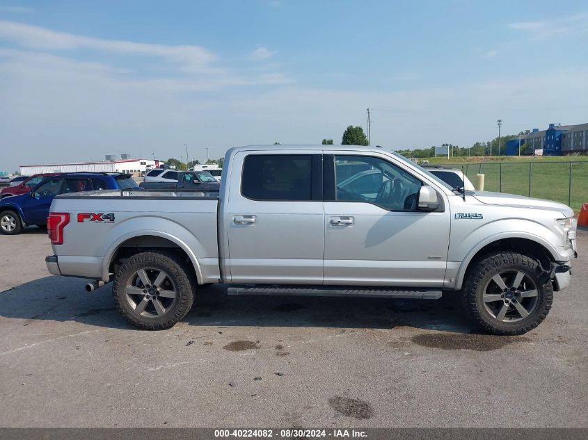 2015 FORD F-150 LARIAT - 1FTEW1EG3FKD48033