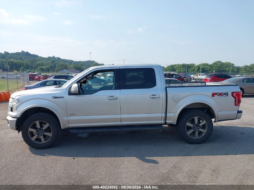 2015 FORD F-150 LARIAT - 1FTEW1EG3FKD48033