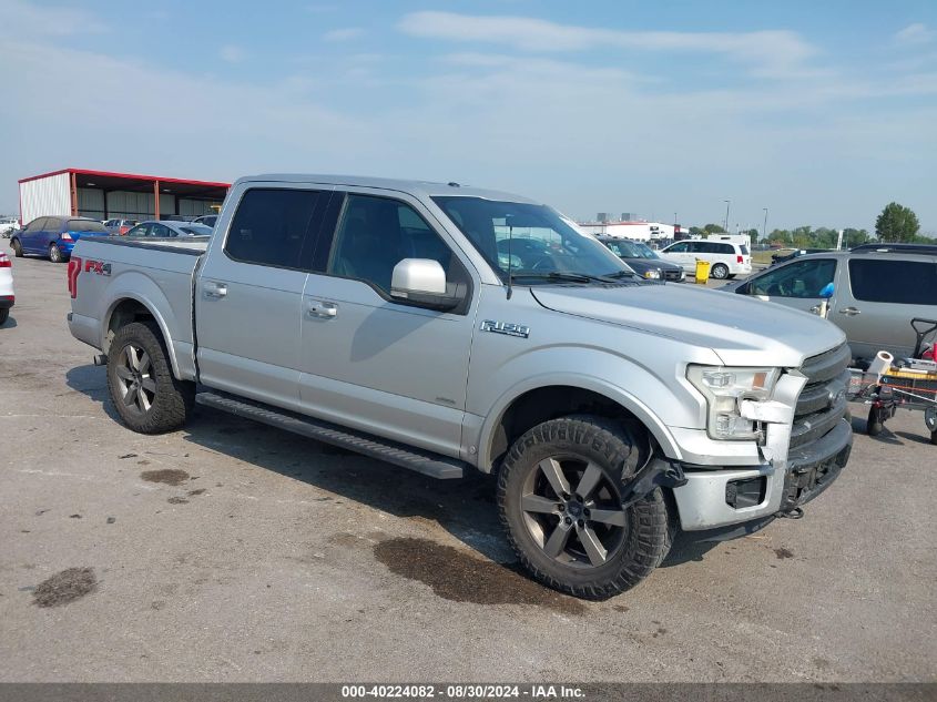 2015 FORD F-150 LARIAT - 1FTEW1EG3FKD48033