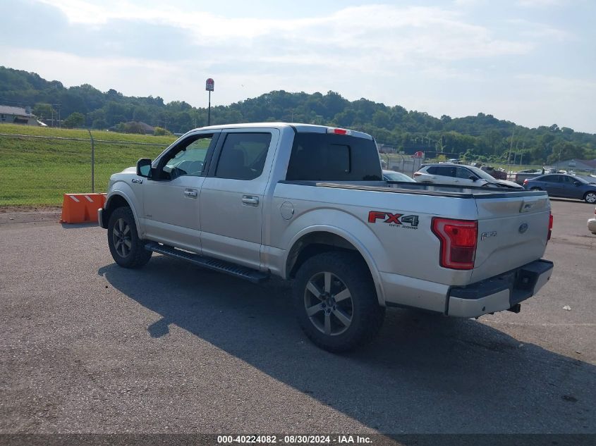 2015 FORD F-150 LARIAT - 1FTEW1EG3FKD48033