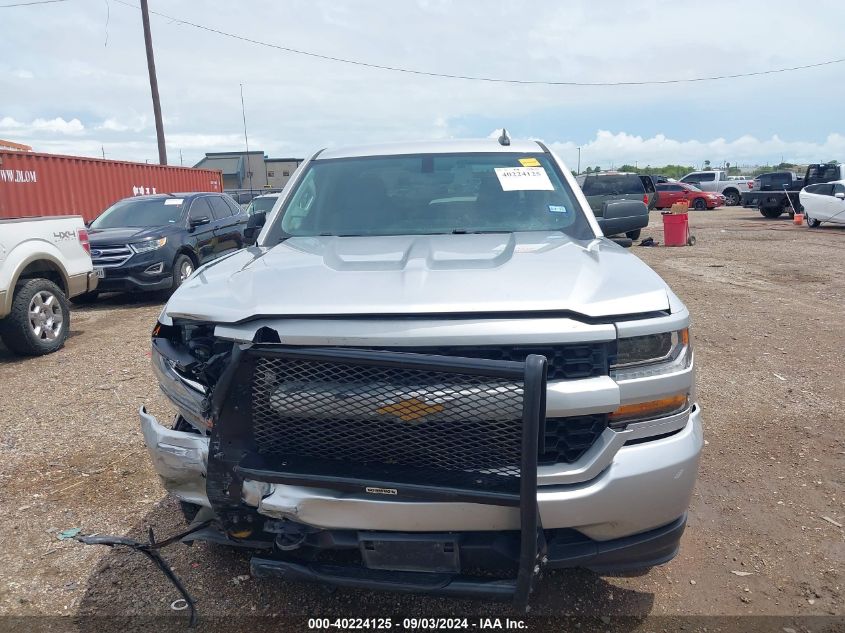 2018 Chevrolet Silverado 1500 Custom VIN: 3GCPCPEHXJG392253 Lot: 40224125