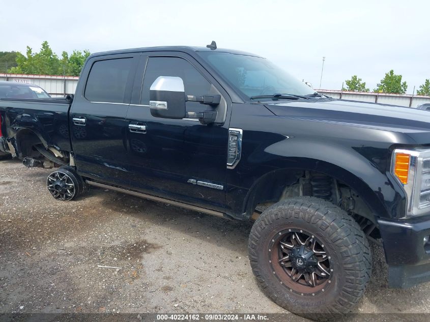 2019 Ford F-250 Platinum VIN: 1FT7W2BT5KEE82910 Lot: 40224162