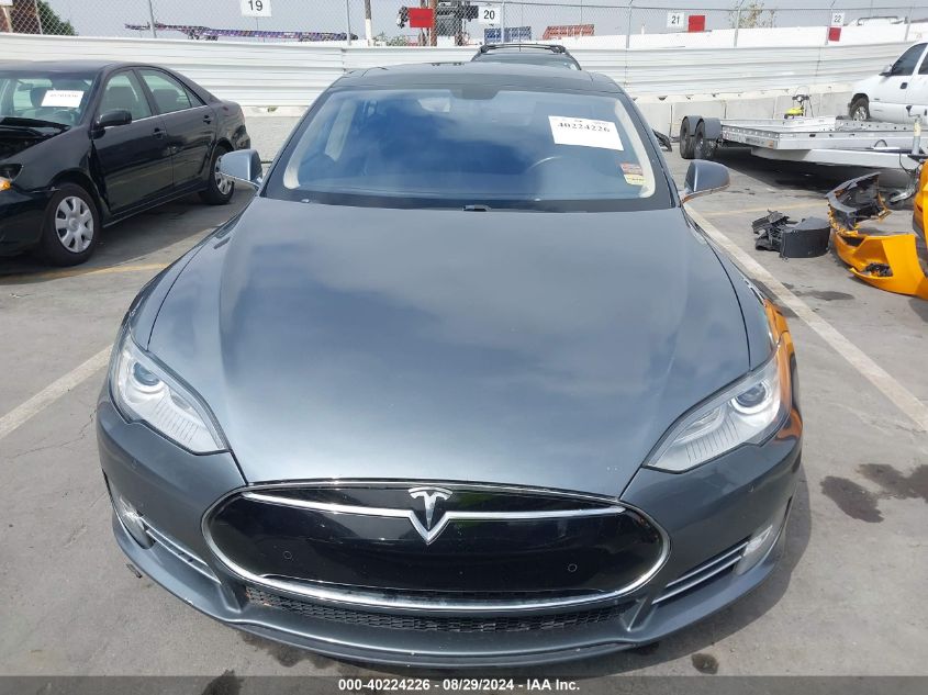 2013 Tesla Model S Performance VIN: 5YJSA1CP6DFP21905 Lot: 40224226