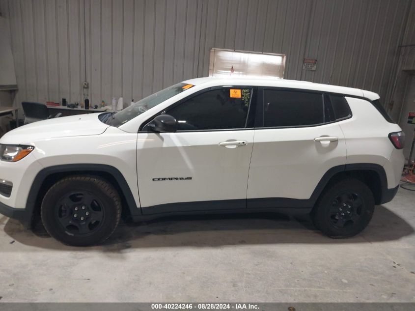 2018 Jeep Compass Sport Fwd VIN: 3C4NJCAB3JT356421 Lot: 40224246