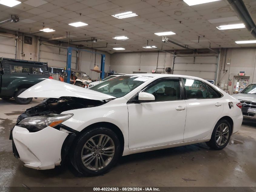 2016 Toyota Camry Se VIN: 4T1BF1FKXGU122465 Lot: 40224263