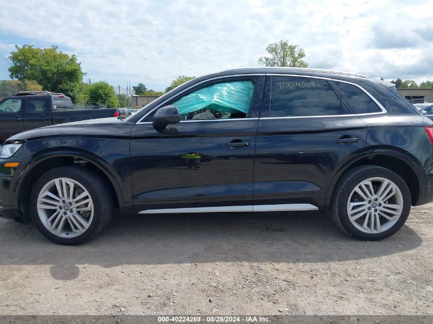 2019 Audi Q5 45 Premium VIN: WA1BNAFY2K2049232 Lot: 40224269