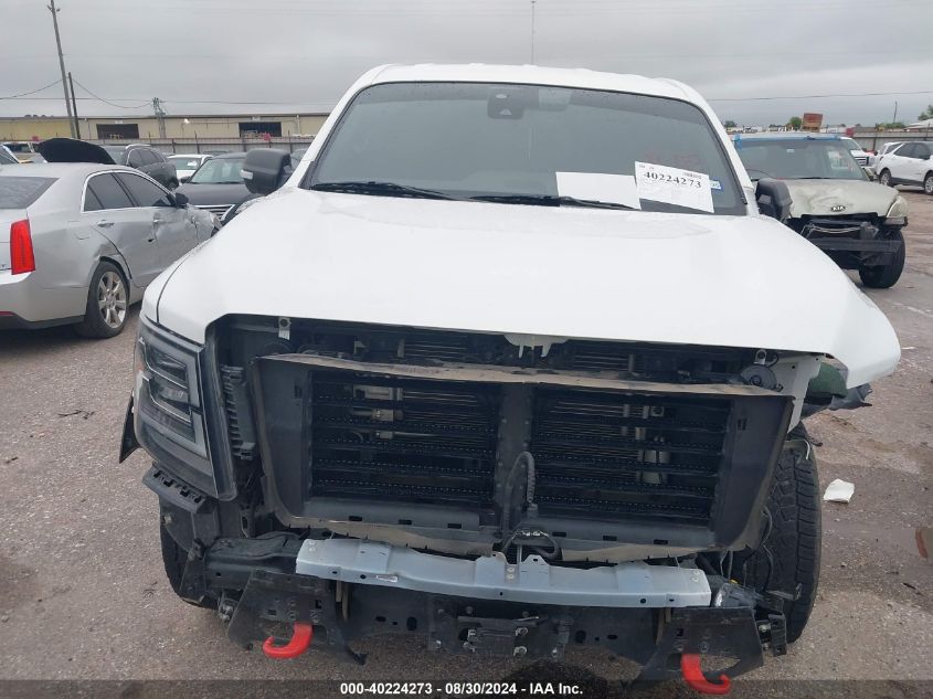 2022 Nissan Titan Pro-4X 4X4 VIN: 1N6AA1ED9NN101547 Lot: 40224273