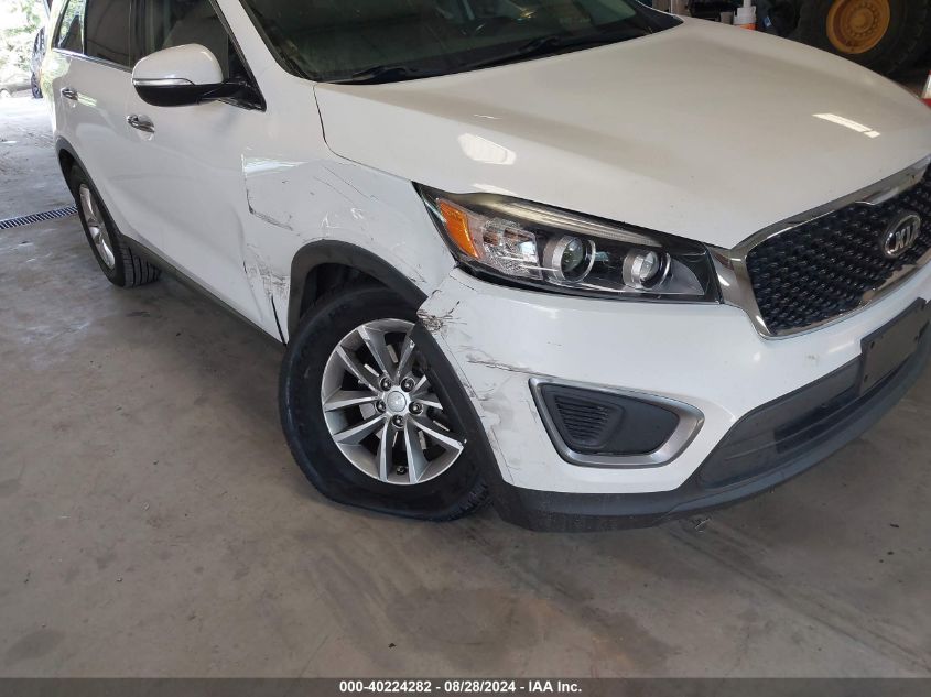 2016 Kia Sorento 2.4L Lx VIN: 5XYPG4A39GG006779 Lot: 40224282