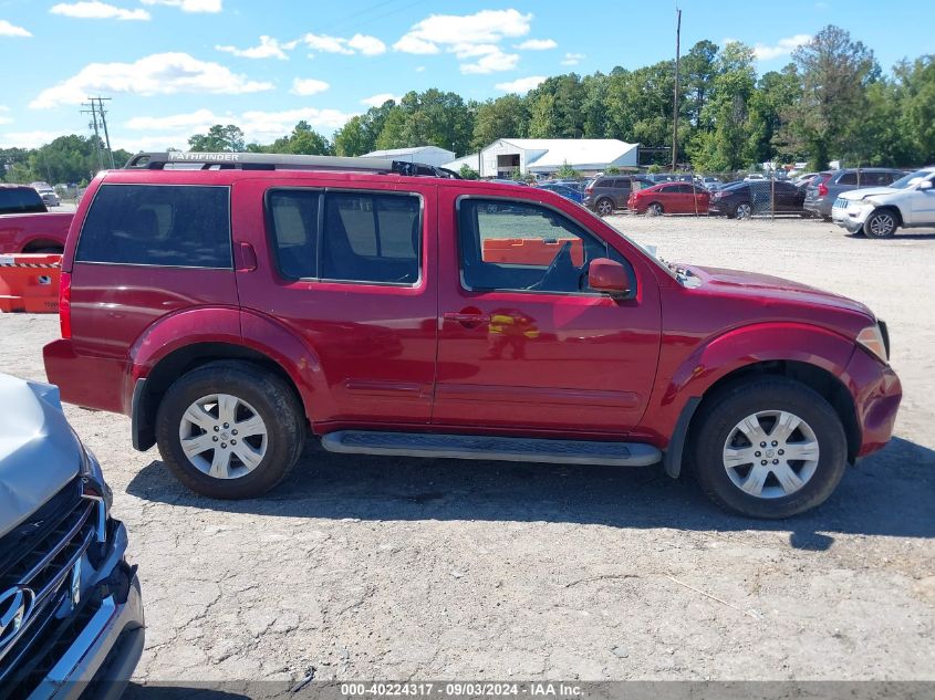 2005 Nissan Pathfinder Le VIN: 5N1AR18W15C785722 Lot: 40224317