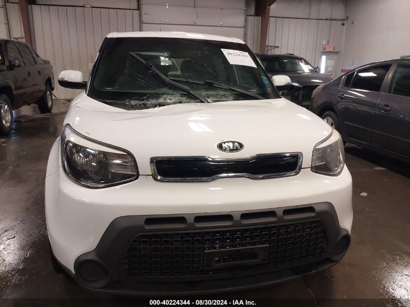 2014 Kia Soul + VIN: KNDJP3A54E7700176 Lot: 40224344