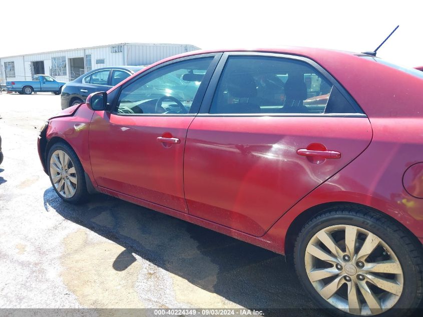 2013 Kia Forte Sx VIN: KNAFW4A31D5725749 Lot: 40224349