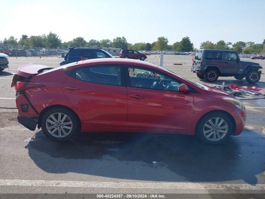 2014 Hyundai Elantra Se VIN: KMHDH4AE0EU147359 Lot: 40224357