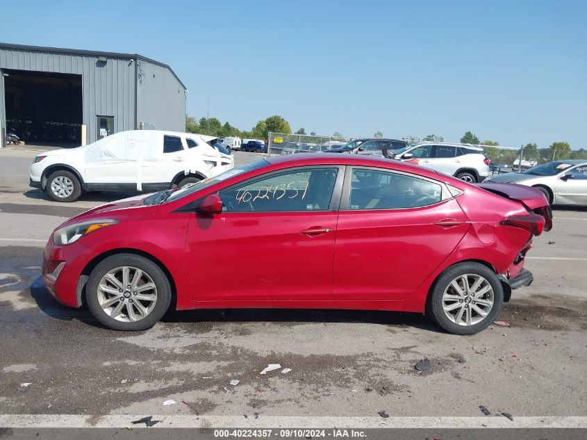 2014 Hyundai Elantra Se VIN: KMHDH4AE0EU147359 Lot: 40224357