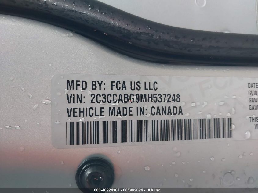 2C3CCABG9MH537248 2021 Chrysler 300 300S