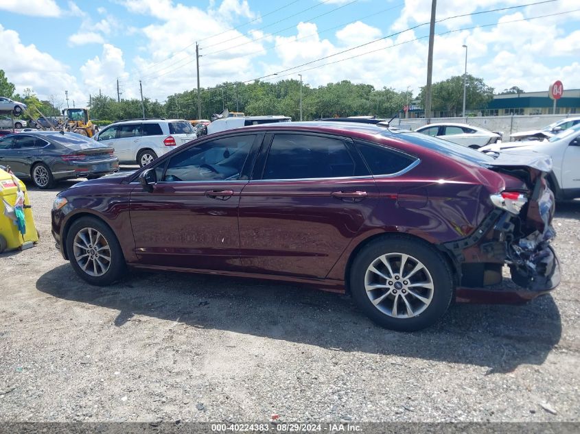 2017 Ford Fusion Se VIN: 3FA6P0H76HR377635 Lot: 40224383