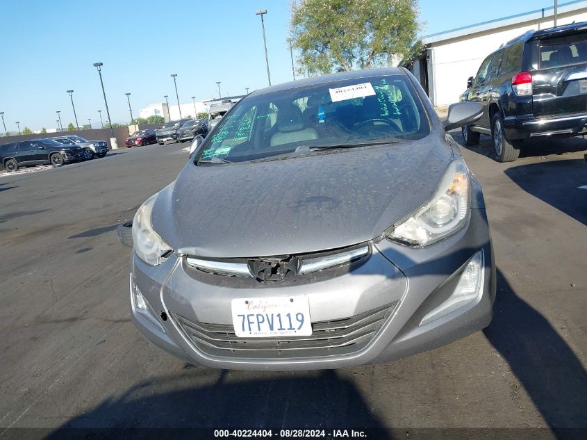 2014 Hyundai Elantra Limited VIN: 5NPDH4AE3EH525463 Lot: 40224404