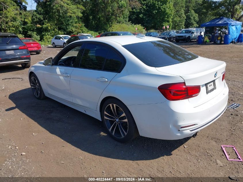 2018 BMW 328D VIN: WBA8E5C53JA507539 Lot: 40224447