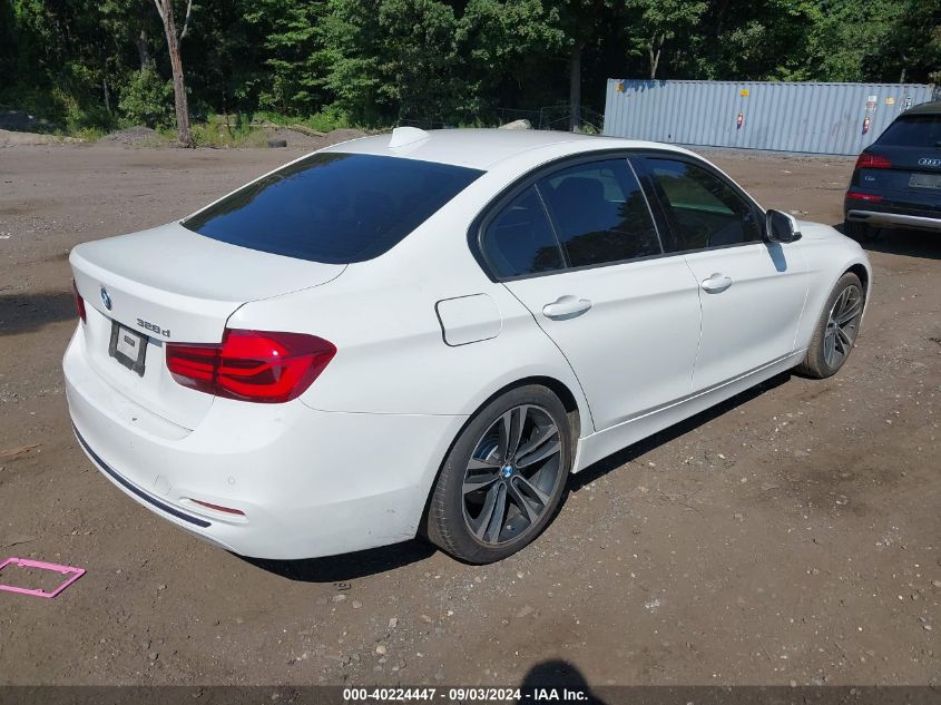 2018 BMW 328D VIN: WBA8E5C53JA507539 Lot: 40224447