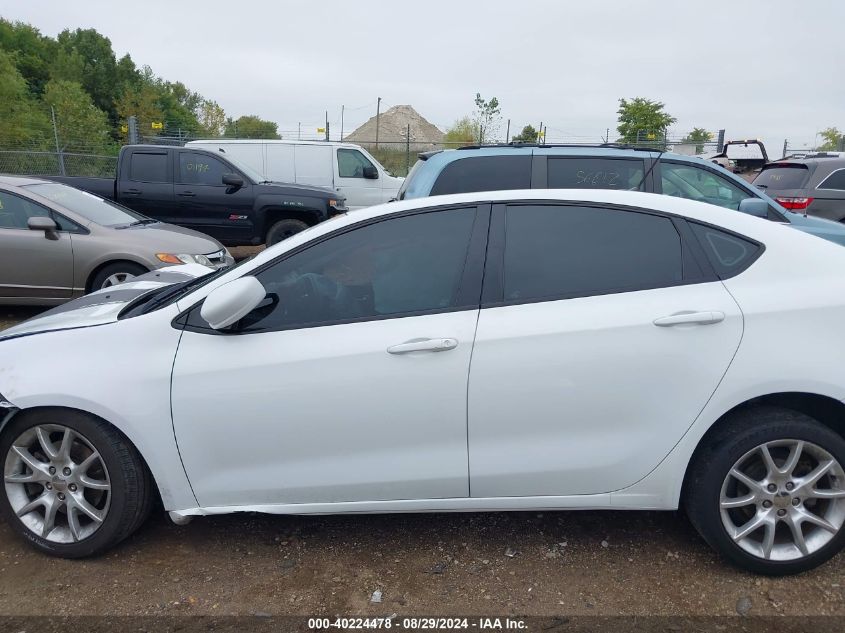 2013 Dodge Dart Sxt/Rallye VIN: 1C3CDFBA5DD267275 Lot: 40224478