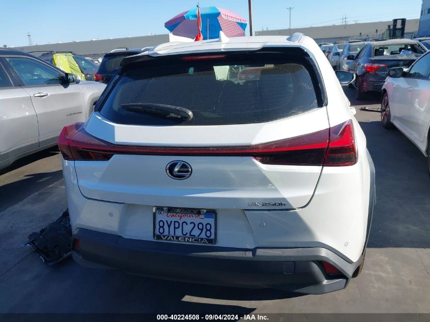 2021 Lexus Ux 250H VIN: JTHX9JBH9M2053205 Lot: 40224508