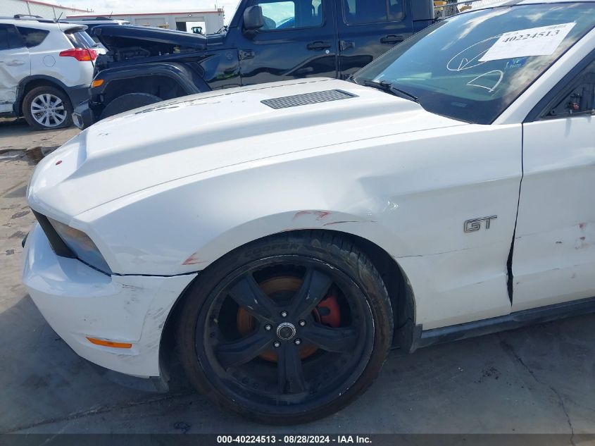 2010 Ford Mustang Gt/Gt Premium VIN: 1ZVBP8CH4A5123788 Lot: 40224513