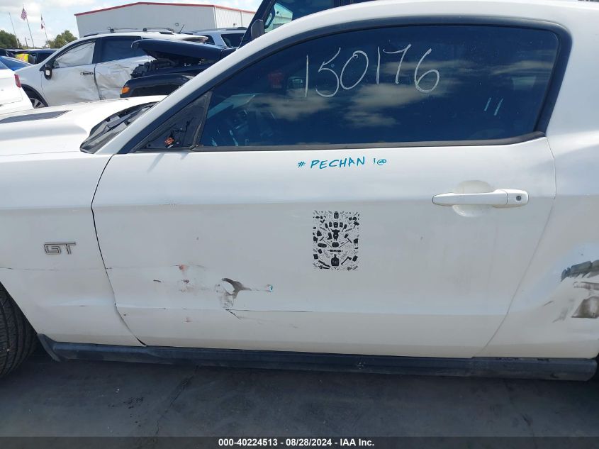 2010 Ford Mustang Gt/Gt Premium VIN: 1ZVBP8CH4A5123788 Lot: 40224513