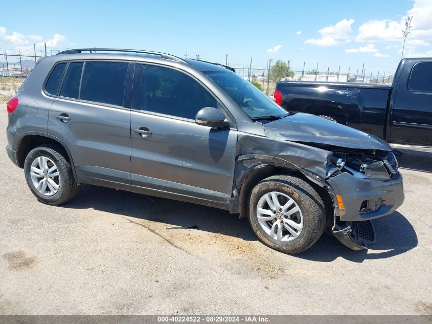 2016 Volkswagen Tiguan S VIN: WVGAV7AX5GW511961 Lot: 40224522