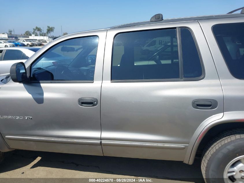 2000 Dodge Durango VIN: 1B4HR28Z8YF197884 Lot: 40224570