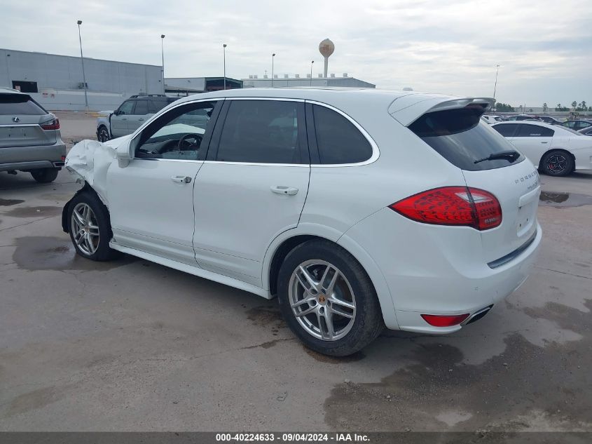 2013 Porsche Cayenne S VIN: WP1AB2A28DLA85716 Lot: 40224633