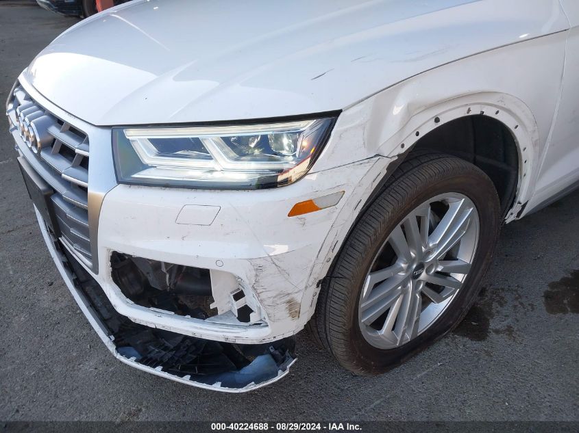 2018 Audi Q5 2.0T Premium/2.0T Tech Premium VIN: WA1BNAFY8J2205367 Lot: 40224688