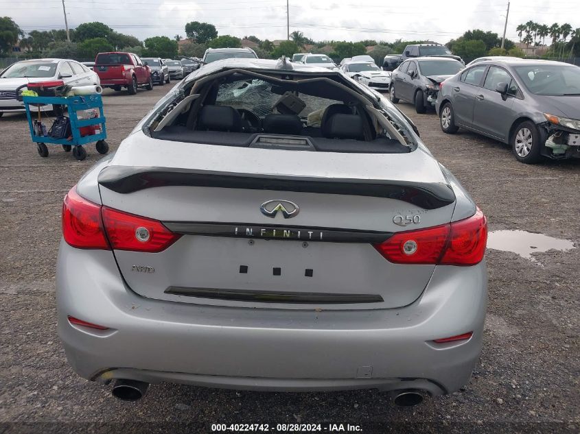 2015 Infiniti Q50 VIN: JN1BV7AR5FM415867 Lot: 40224742