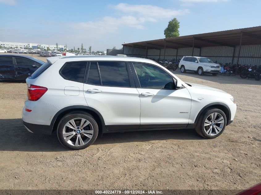 2016 BMW X3 xDrive28D VIN: 5UXWY3C52G0N88830 Lot: 40224779