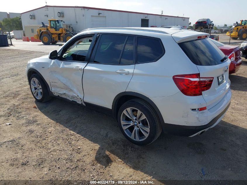 2016 BMW X3 XDRIVE28D - 5UXWY3C52G0N88830