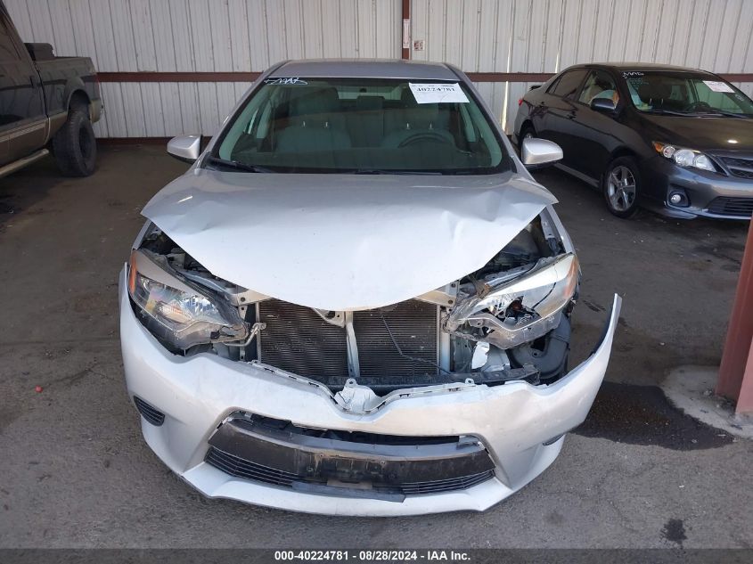 2016 Toyota Corolla Le VIN: 2T1BURHE8GC547132 Lot: 40224781