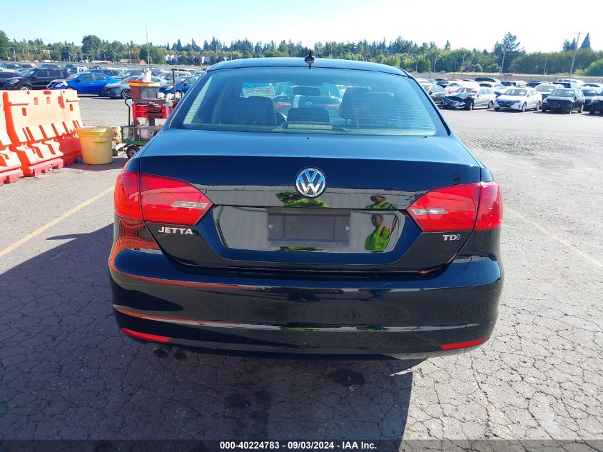 2013 Volkswagen Jetta 2.0L Tdi VIN: 3VWLL7AJ1DM358616 Lot: 40224783