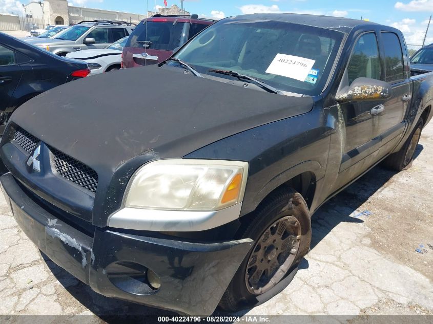 2006 Mitsubishi Raider Ls VIN: 1Z7HC28K36S582205 Lot: 40224796