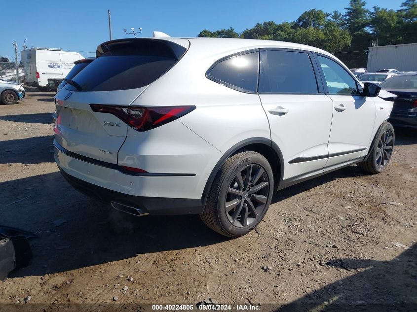 VIN 5J8YE1H01SL000378 2025 Acura MDX, A-Spec no.4