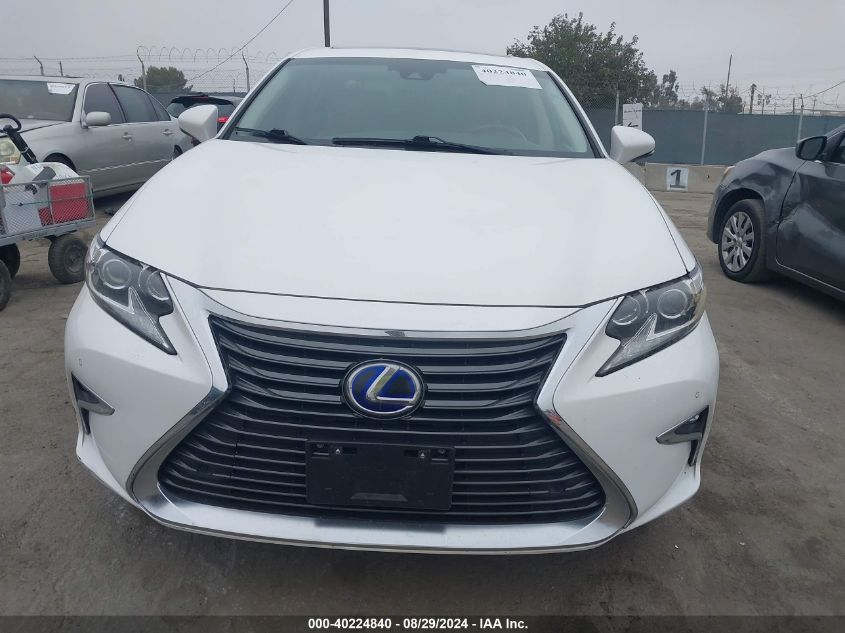 2018 Lexus Es 300H VIN: JTHBW1GG4J2194018 Lot: 40224840