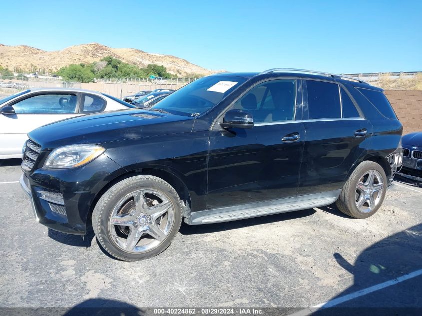 2015 Mercedes-Benz Ml 350 4Matic VIN: 4JGDA5HB9FA501629 Lot: 40224862