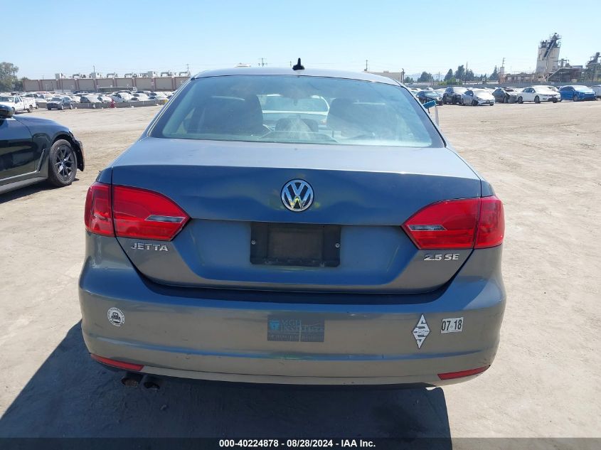 2013 Volkswagen Jetta 2.5L Se VIN: 3VWDP7AJ0DM444086 Lot: 40224878