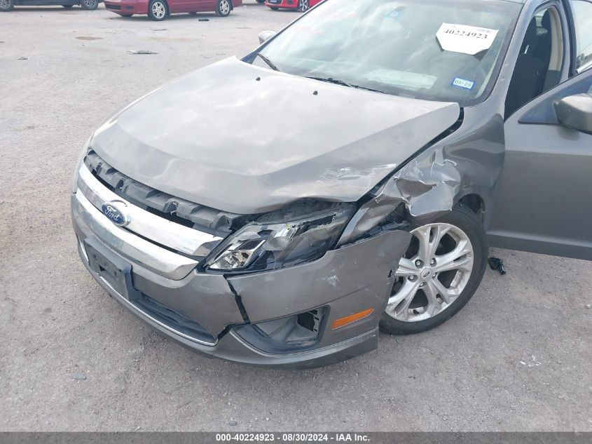 2012 Ford Fusion Se VIN: 3FAHP0HA8CR198624 Lot: 40224923