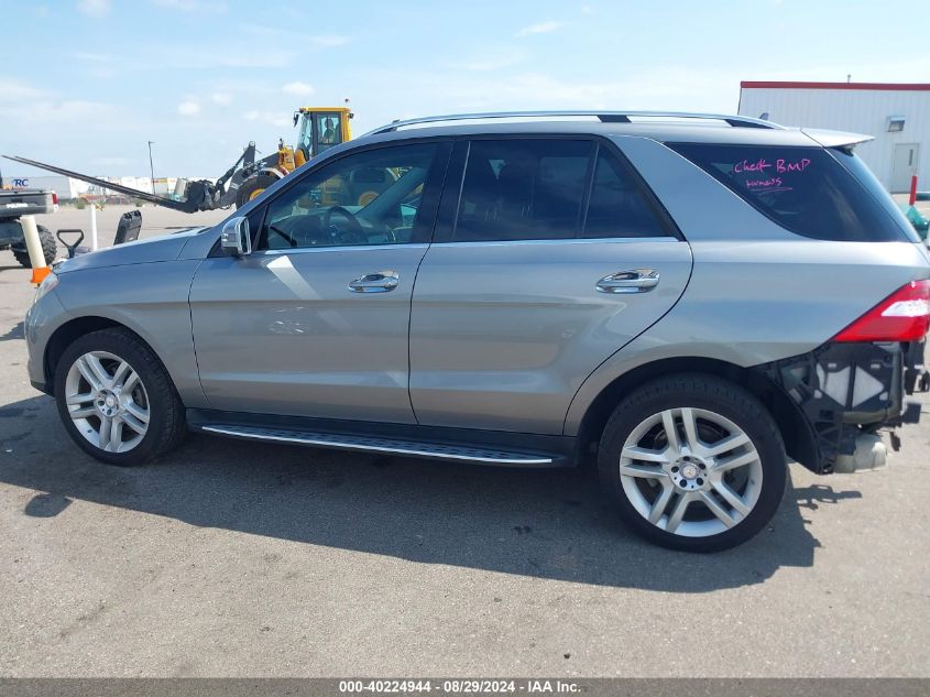 2014 Mercedes-Benz Ml 350 4Matic VIN: 4JGDA5HB5EA399888 Lot: 40224944