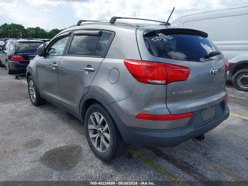 2016 Kia Sportage Lx VIN: KNDPBCAC0G7875227 Lot: 40224950