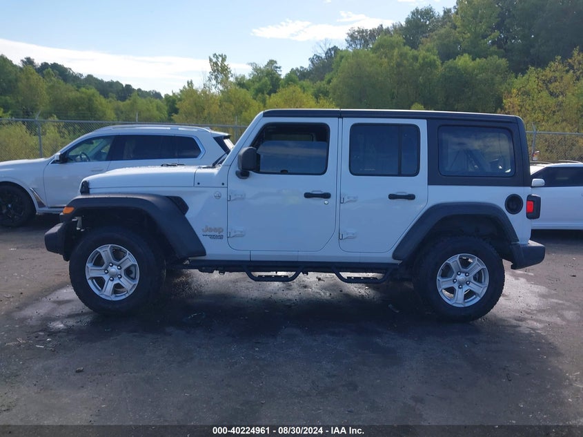 2019 JEEP WRANGLER UNLIMITED SPORT S 4X4 - 1C4HJXDG3KW678130