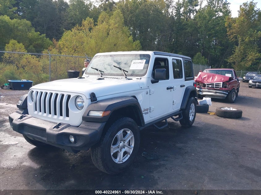 2019 JEEP WRANGLER UNLIMITED SPORT S 4X4 - 1C4HJXDG3KW678130