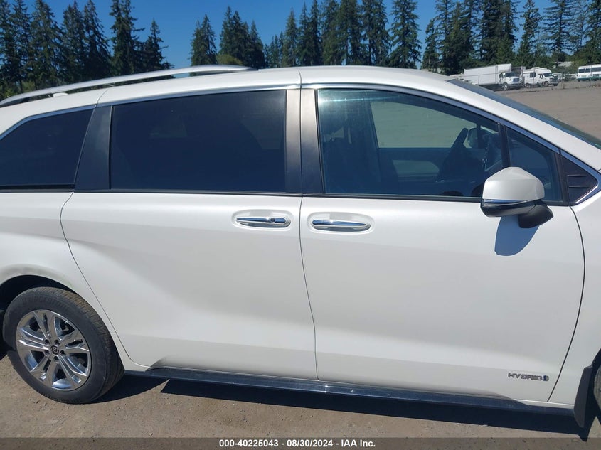 2021 Toyota Sienna Platinum VIN: 5TDESKFCXMS027643 Lot: 40225043