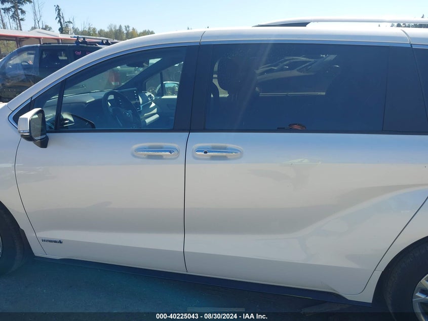 2021 Toyota Sienna Platinum VIN: 5TDESKFCXMS027643 Lot: 40225043