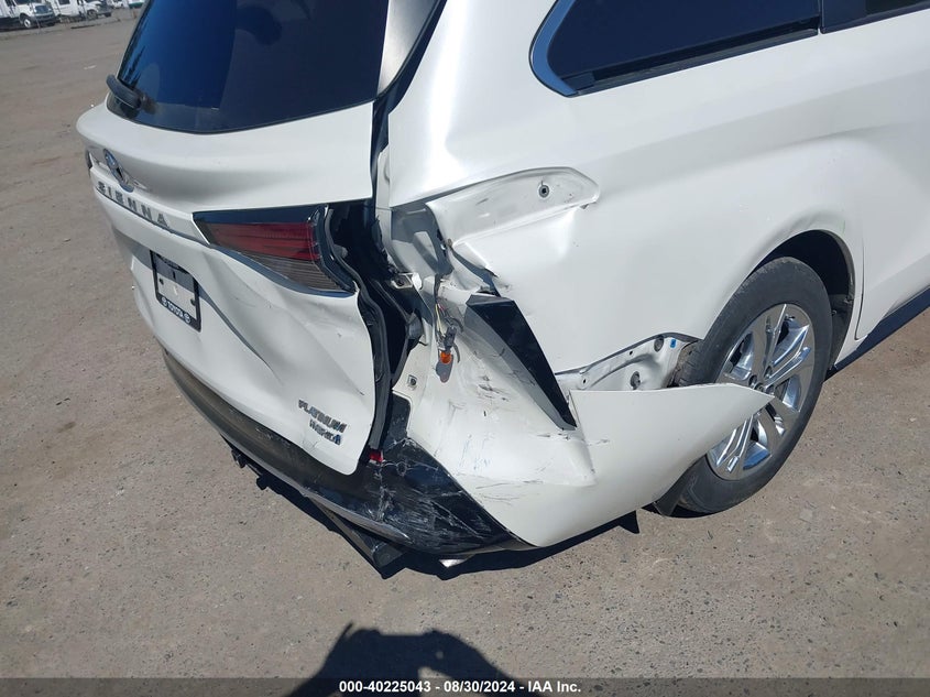 2021 Toyota Sienna Platinum VIN: 5TDESKFCXMS027643 Lot: 40225043