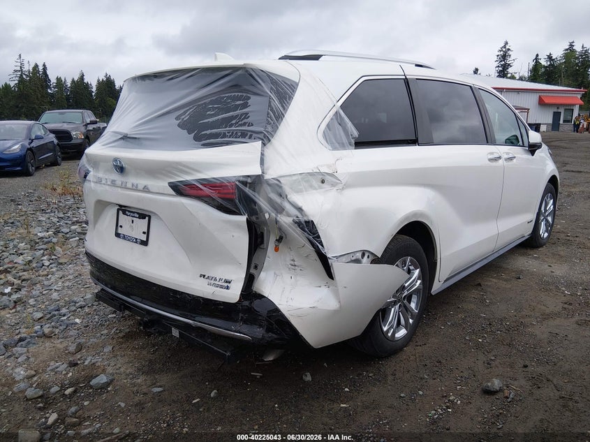 2021 TOYOTA SIENNA auction photo 4